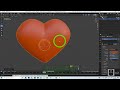 blender heart shape 3d modeling subdivision workflow blender tutorial heart subdivision shape