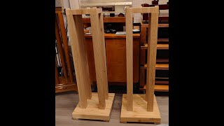 How To Make A Set Of Audiophile Wooden Speaker Stands