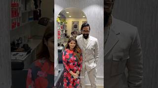 భార్యతో కలిసి Salon Opening ki వచ్చిన మంచు విష్ణు Manchu Vishnu With Wife At Event