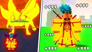 Roblox Modo Sabio Vs Modo Bijuu Shinobi Life Dray - naruto boss fight simulator roblox