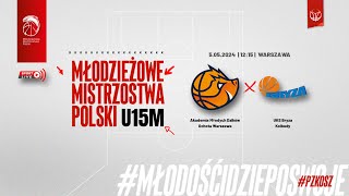 Akademia Młodych Dzików Ochota Warszawa - UKS Bryza Kolbudy (1/2 MMP U15M)