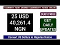 US DOLLAR TO NIGERIAN NAIRA RATES TODAY 3 AUGUST 2024