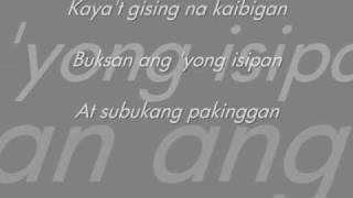 Gising na - Rocksteddy (lyrics)