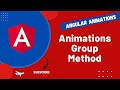 32. How to use Animations Group method for Parallel animations in Angular App - Angular16
