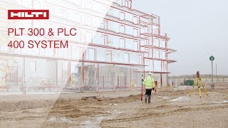 INTRODUCING Hilti's easy to use PLT 300 and PLC 400 jobsite layout system