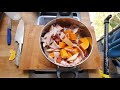 van life one pot pumpkin u0026 chorizo soup vanlife travel vlogger van life australia vanlife meals