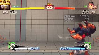 Ultra Street Fighter 4 Ryu Combo Video