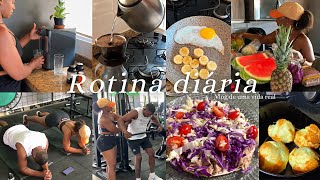 ROTINA DE SÁBADO:Treino Full Body | Seguindo a dieta | Cuidando do cabelo | Bate papo amigas | #vlog