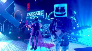 Marshmello ft CHVRCHES Here With Me Jimmy Kimmel Live in Las Vegas Performance