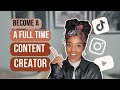 Do THIS if you want to become a full-time content creator