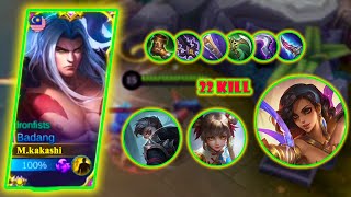 ESMERALDA NO LIFE TO FIGHT ME || BADANG 22KILL || MOBILE LEGENDS