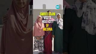 'Historic': Smriti Irani Visits Holy City Of Medina During Saudi Trip
