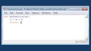 Python "Hello, World"