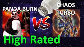 SALTED Panda burn vs Chaos turbo | High Rated | Goat Format | Dueling Book