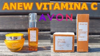 Avon Anew Vitamina C - Reseña del Sérum y la Crema Facial Antioxidante FPS 50