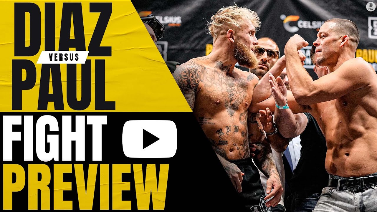 Nate Diaz Vs Jake Paul FIGHT PREVIEW: Predictions + BEST BET I CBS ...