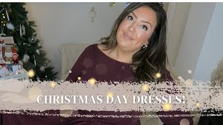 CURVY PLUS SIZE CHRISTMAS DRESSES SIZE 14/16 TRY ON - NOBODYS CHILD DRESSES