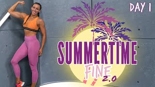30 Minute Full Body HIIT Workout | NO EQUIPMENT NEEDED | Summertime Fine 2.0 - Day 1