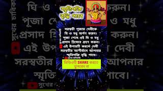 সরস্বতী পূজায় স্মৃতিশক্তি বাড়ানোর সহজ উপায় | ২০২৫ সরস্বতী পূজা | সরস্বতী পুজো মন্ত্র