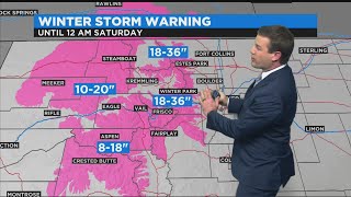 Snow Returns To Denver Tonight