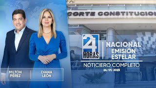 Noticiero de Ecuador (Emisión Estelar 24/01/25)