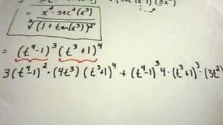 More Complicated Derivative Examples