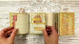 Flip Through of Eileen Hull Designs Sizzix Card Case Art Journal
