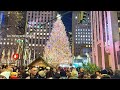 New York City: Christmas Season Rain | Manhattan Times Square  Live