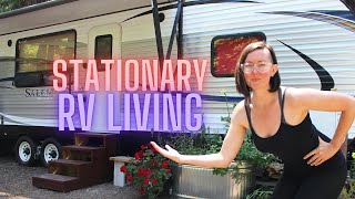 Living stationary in an RV: Tips for Full-Time RV Life