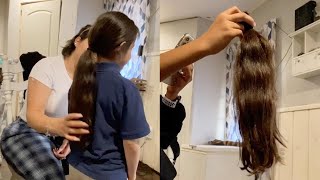 Boy Finally Gets Haircut After Growing It For Seven Years