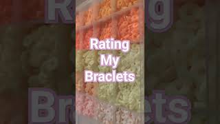 Rating Bracelets#bracelets #claybeads #claybeadbracelets #ideas#preppy#colorful #loveit #slay