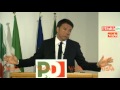 RENZI: RIFORMA DEL SENATO, NO AI DIKTAT