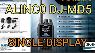 ALINCO DJ-MD5 Single or Dual Display Screen