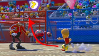 Mario and sonic at the rio 2016 olympic games Duel Football Team Mii vs Team Amy