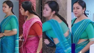 jyothika hot saree boobs show