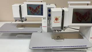 New Bernina Artista 730 Sewing Machine LED Light Set Comparison