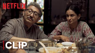 Neeraj Kabi \u0026 Geetanjali Kulkarni's Dinner Scene | Taj Mahal 1989 | Netflix India