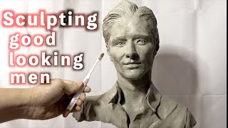 [Handsome clay] Sculpting cool foreign men without models.