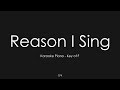 Phil Wickham - Reason I Sing | Piano Karaoke [Key of F]