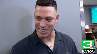 Yankees star, Linden native Aaron Judge talks about Sacramento's desire for MLB expansion