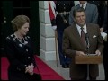 President Reagan Meeting with Prime Minister Margaret Thatcher on September 29, 1983