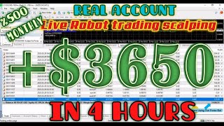 Best Forex Robot 2023 - Live Robot trading scalping +$3650 IN 4 HOURS