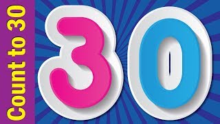 Count to 30 | Learn Numbers 1 to 30 | Learn Counting Numbers | ESL for Kids | Fun Kids English
