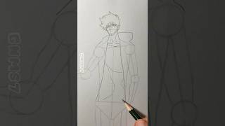 Drawing Sung Jinwoo - Solo leveling #shorts