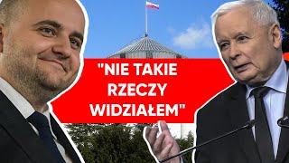 Matecki biegał po dachu Sejmu. Kaczyński: Nie takie rzeczy widziałem