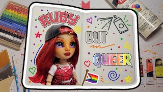 Making Ruby Anderson Queer as God Intended | Rainbow High Repaint!