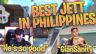 TENZ WAS IMPRESSED WITH THE BEST JETT IN THE PHILIPPINES "GianSanity"  | Daily Valorant Short