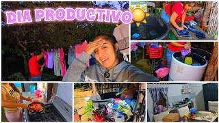 UN DIA PRODUCTIVO ☀️ SIENDO MAMA 🥵|| Lavado a Mano 🫧🧼 Limpieza 🧹 Comida 🍛 Escuela 🏫