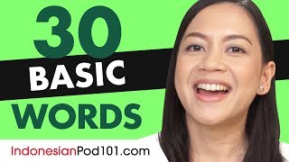 30 Beginner Indonesian Words (Useful Vocabulary)