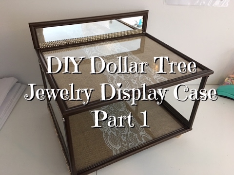 DIY Dollar Tree Jewelry Display Case DIY Dollar Tree Jewelry Display Case